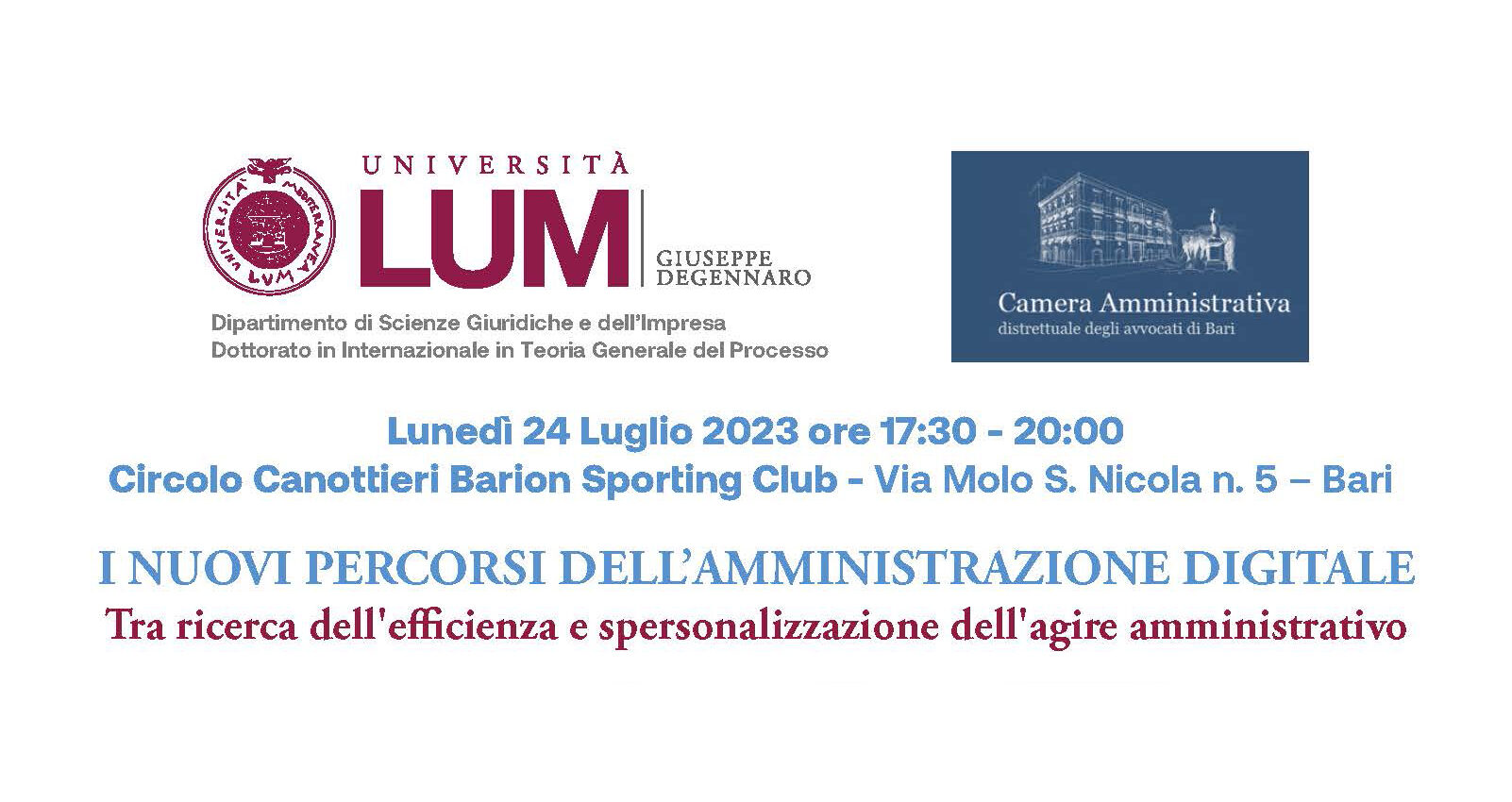 I NUOVI PERCORSI DELL’AMMINISTRAZIONE DIGITALE Tra ricerca dell'e cienza e spersonalizzazione dell'agire amministrativo